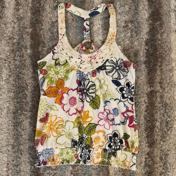 Self Esteem Tropical Floral Y2K Tank XL - Picture 1 of 4